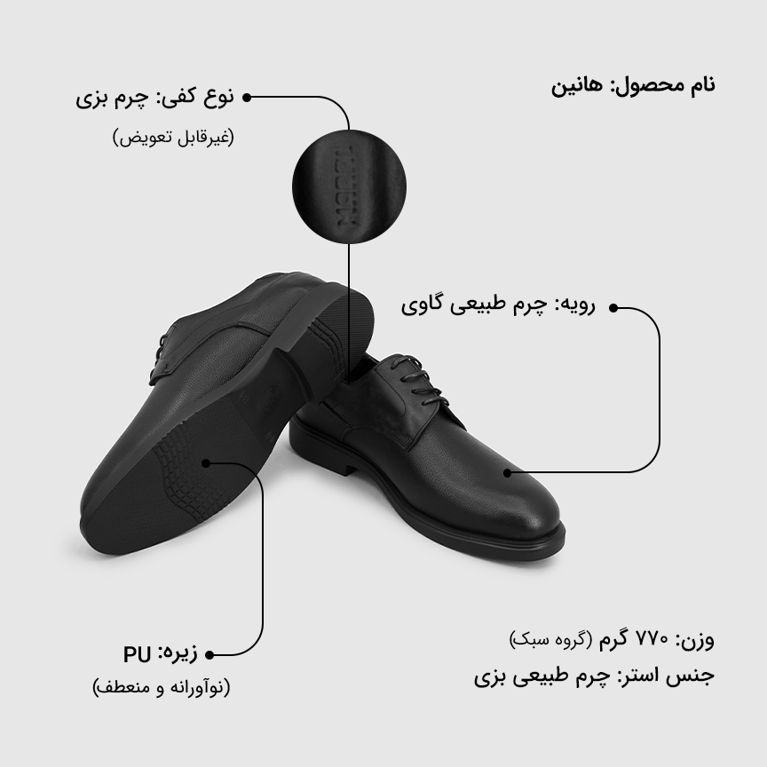 کفش مردانه هانین