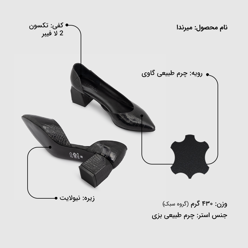کفش زنانه میراندا