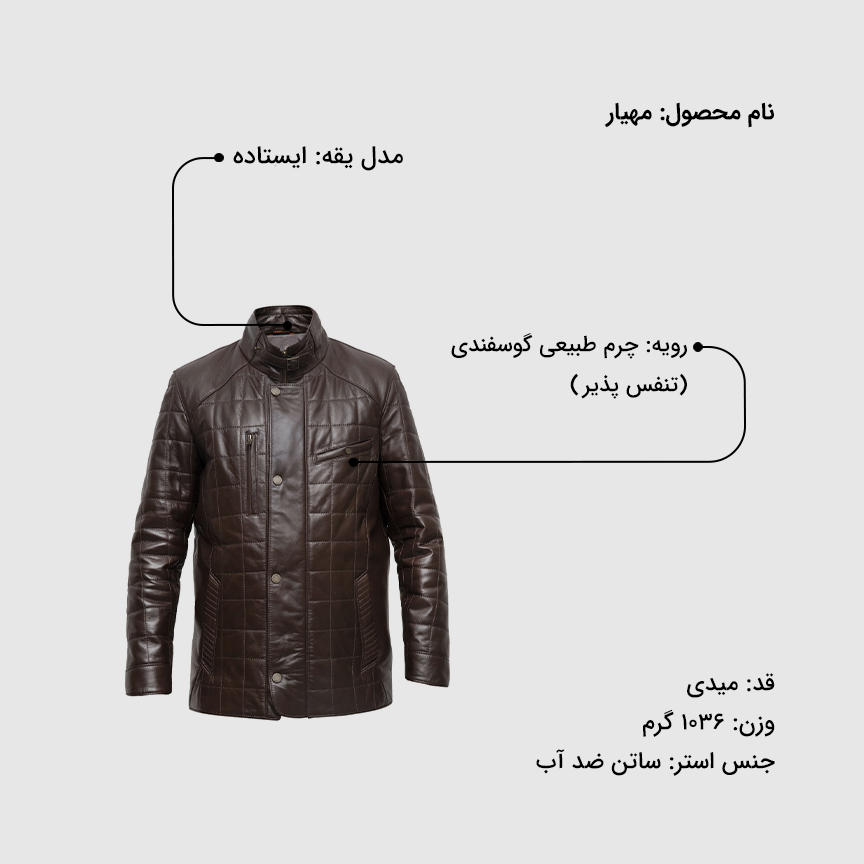 کاپشن مردانه مهیار