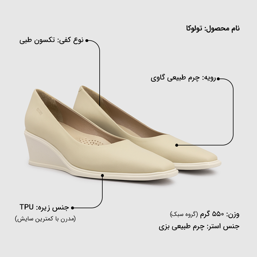 کفش زنانه تولوکا