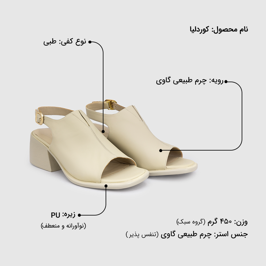 صندل زنانه کوردلیا