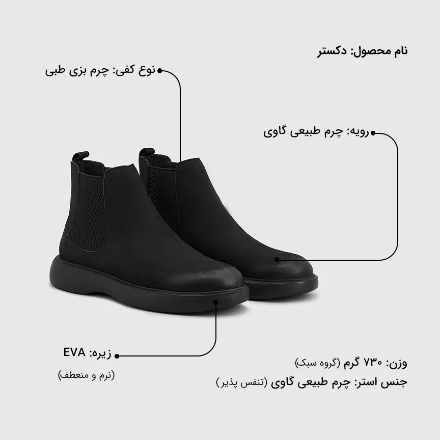 بوت مردانه دکستر