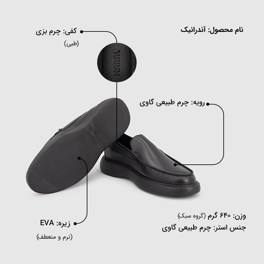 کفش مردانه آندرانیک