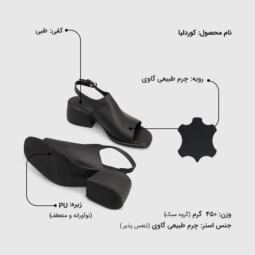 صندل زنانه کوردلیا