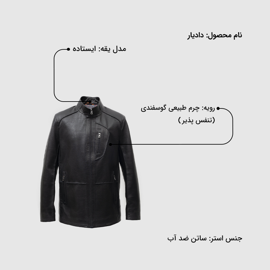 کاپشن مردانه دادیار