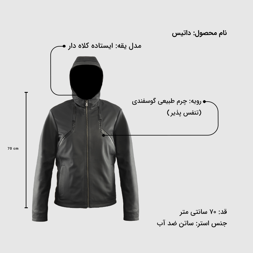 کاپشن مردانه داتیس