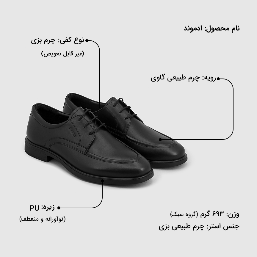 کفش مردانه ادموند